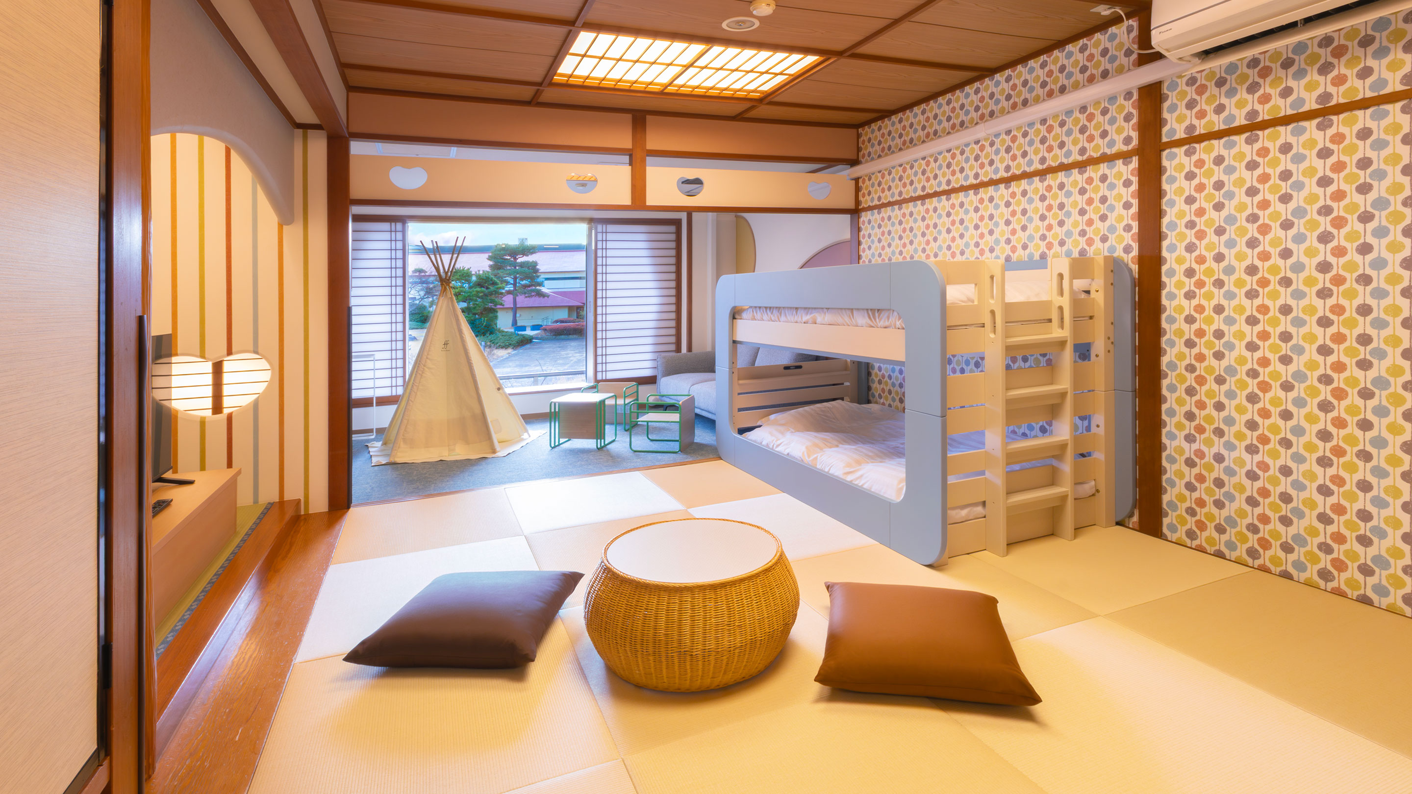 スーペリア和室10＋6畳キッズルーム（2段ベッド付）