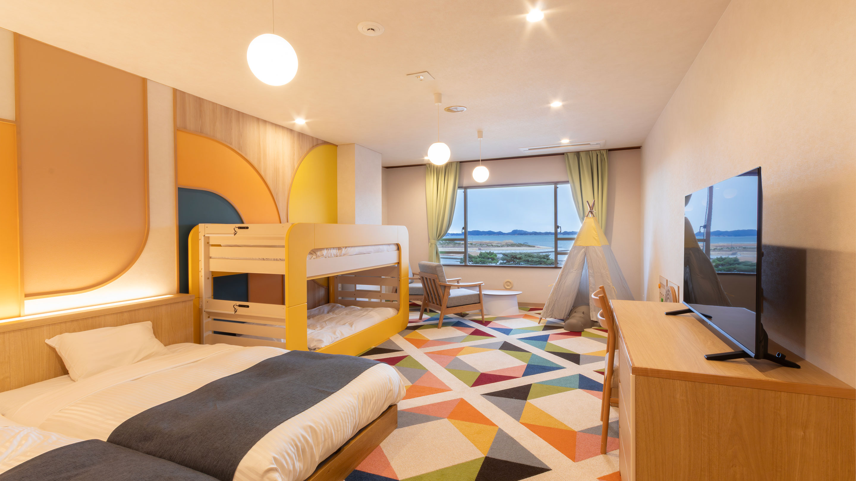 スーペリアツインキッズルーム（2段ベッド付）