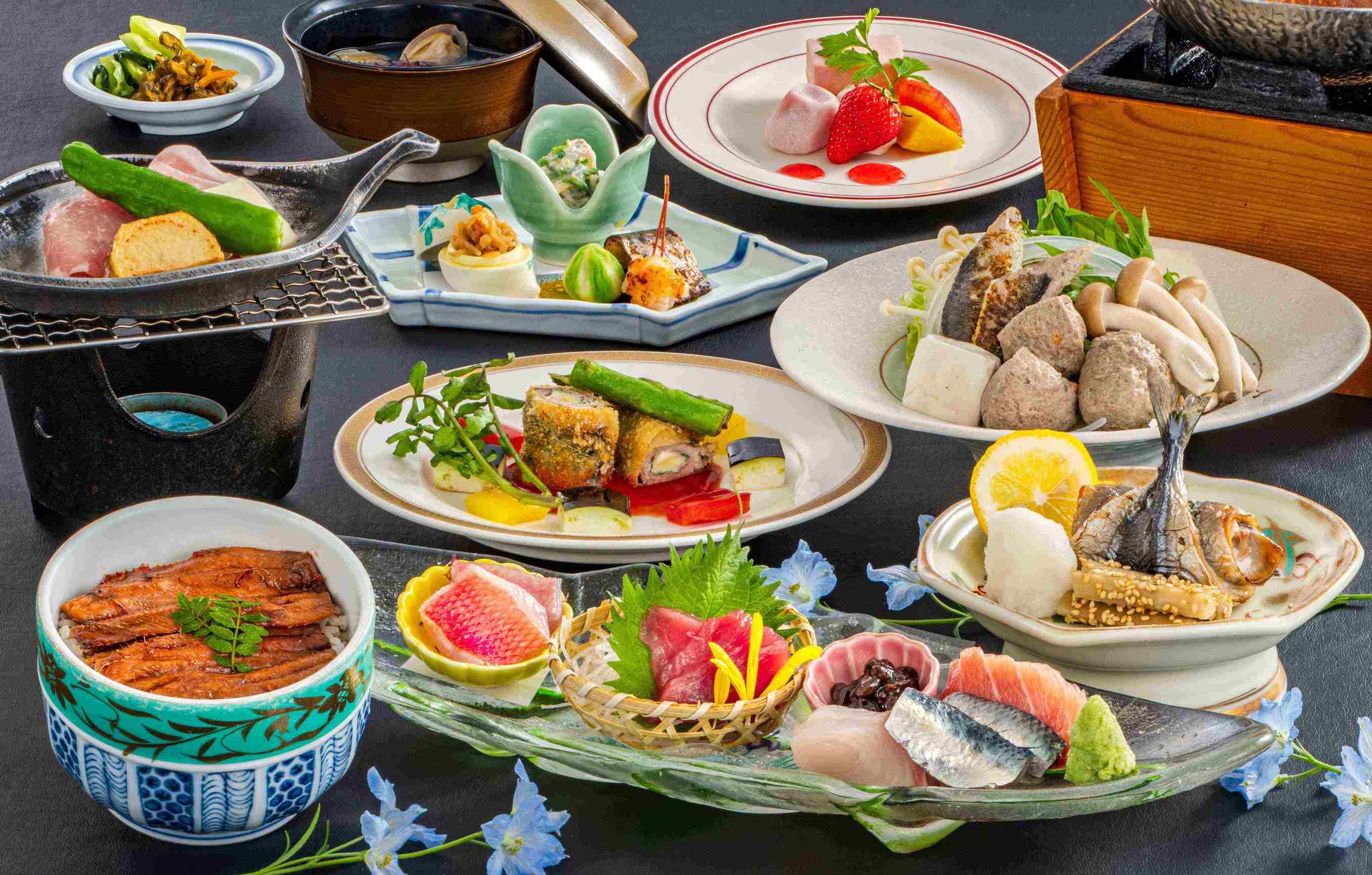 料理長こだわりの季節の会席〜（6月特別料理：入梅鰯会席）