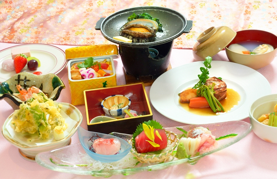 【3月限定】旬の食材を味わう　料理長こだわりの季節の会席〜・春野菜と旬海鮮特別会席