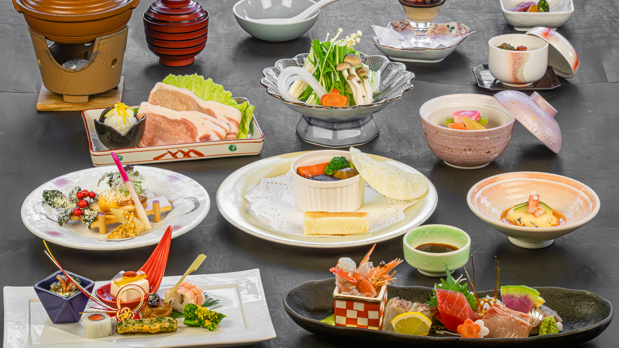 2026年1月2月《お献立一例》料理長自ら厳選した旬の食材をふんだんに使用しております♪