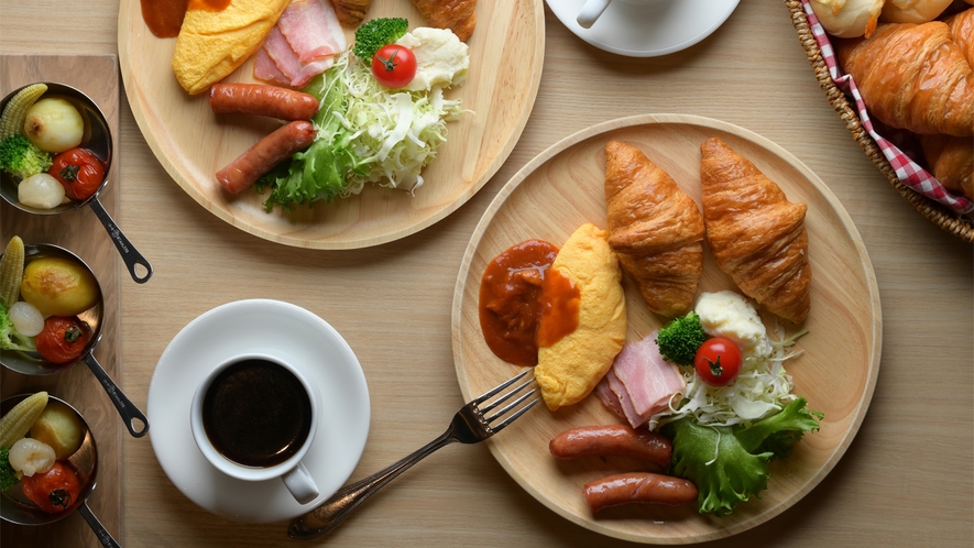【朝食バイキング】和洋60種の朝食ビュッフェ、思わず朝から食べすぎちゃう！？