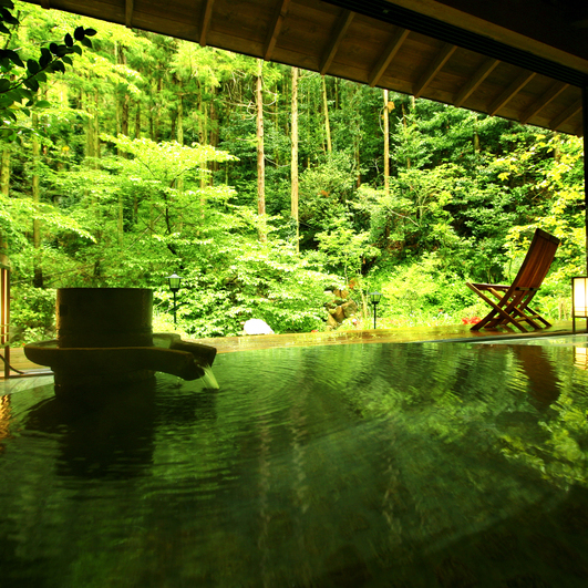 居心地よい貸切温泉風呂（山水）