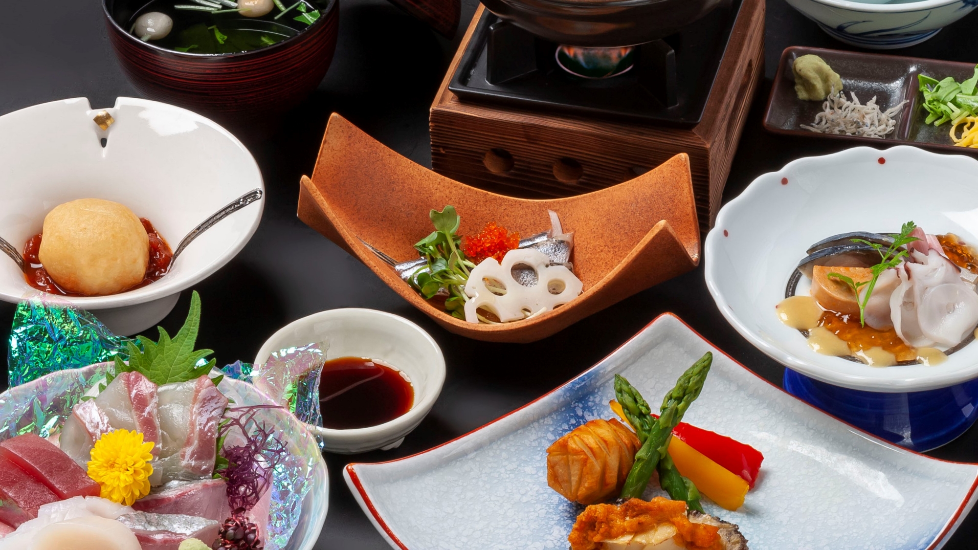 *季節の会席料理（一例）