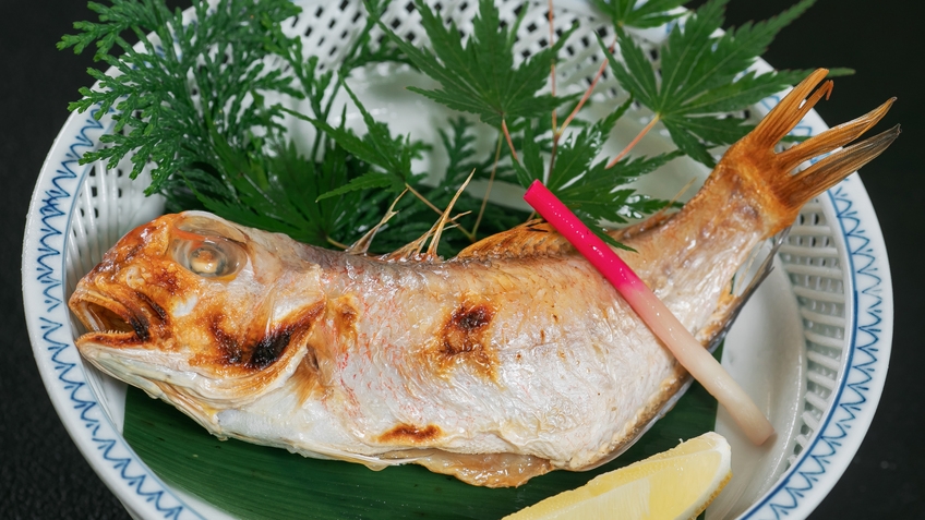 【9月限定】高級魚・甘鯛を郷土料理「こも塩焼き」で愉しむ 〜甘鯛と越乃黄金豚の特別会席プラン〜