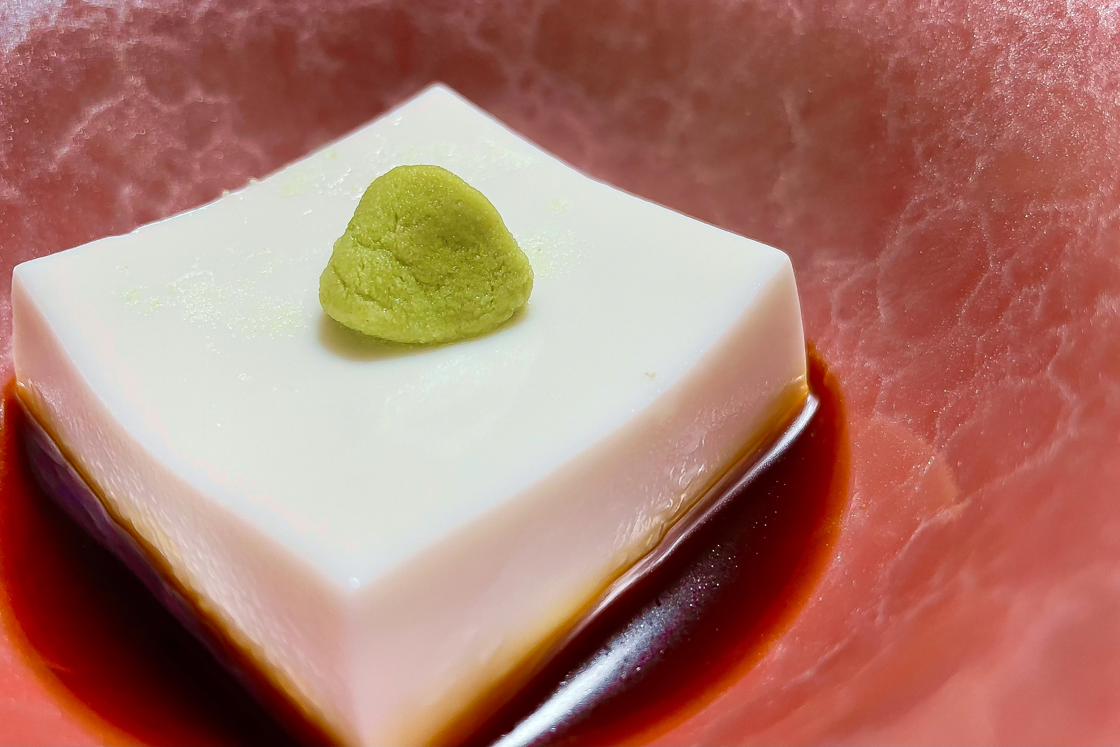 夕食一例（精進料理）