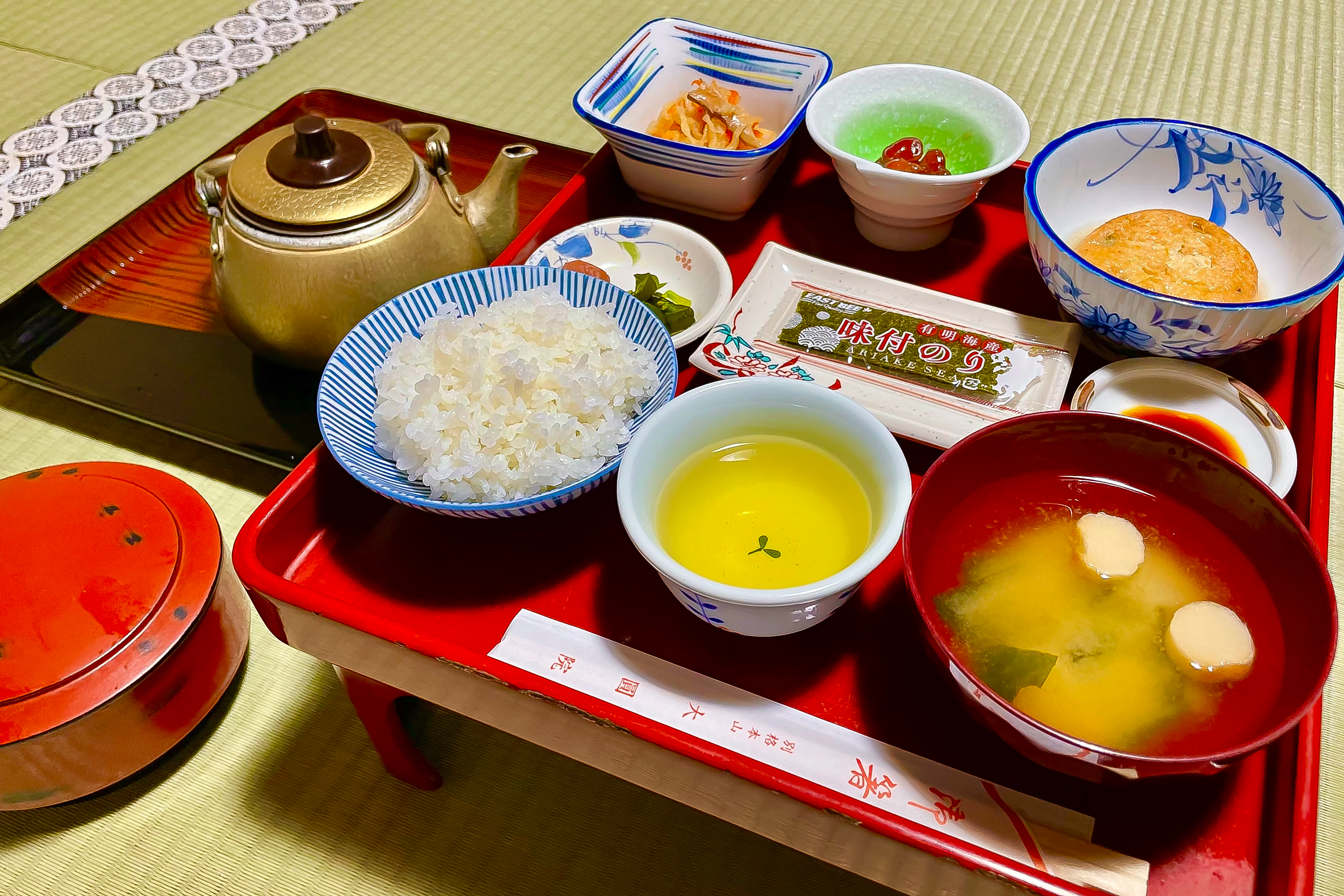 朝食一例（精進料理）