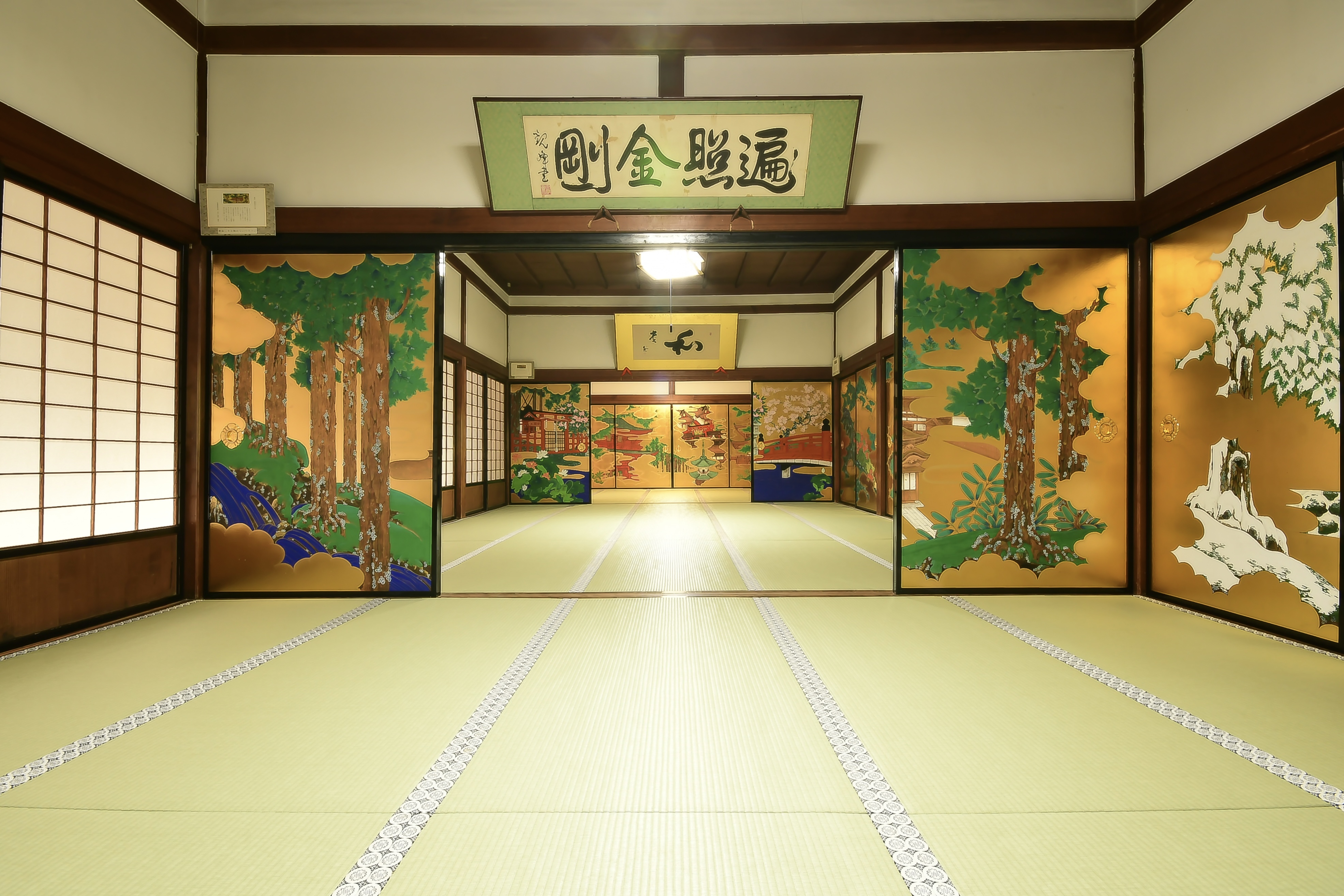 高野山を表した襖絵