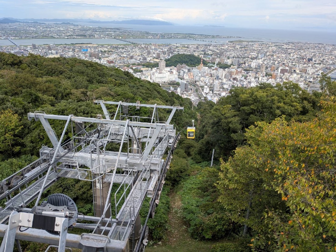 眉山ロープウェイ②