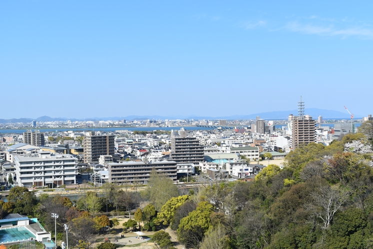 客室からの景色（北側）