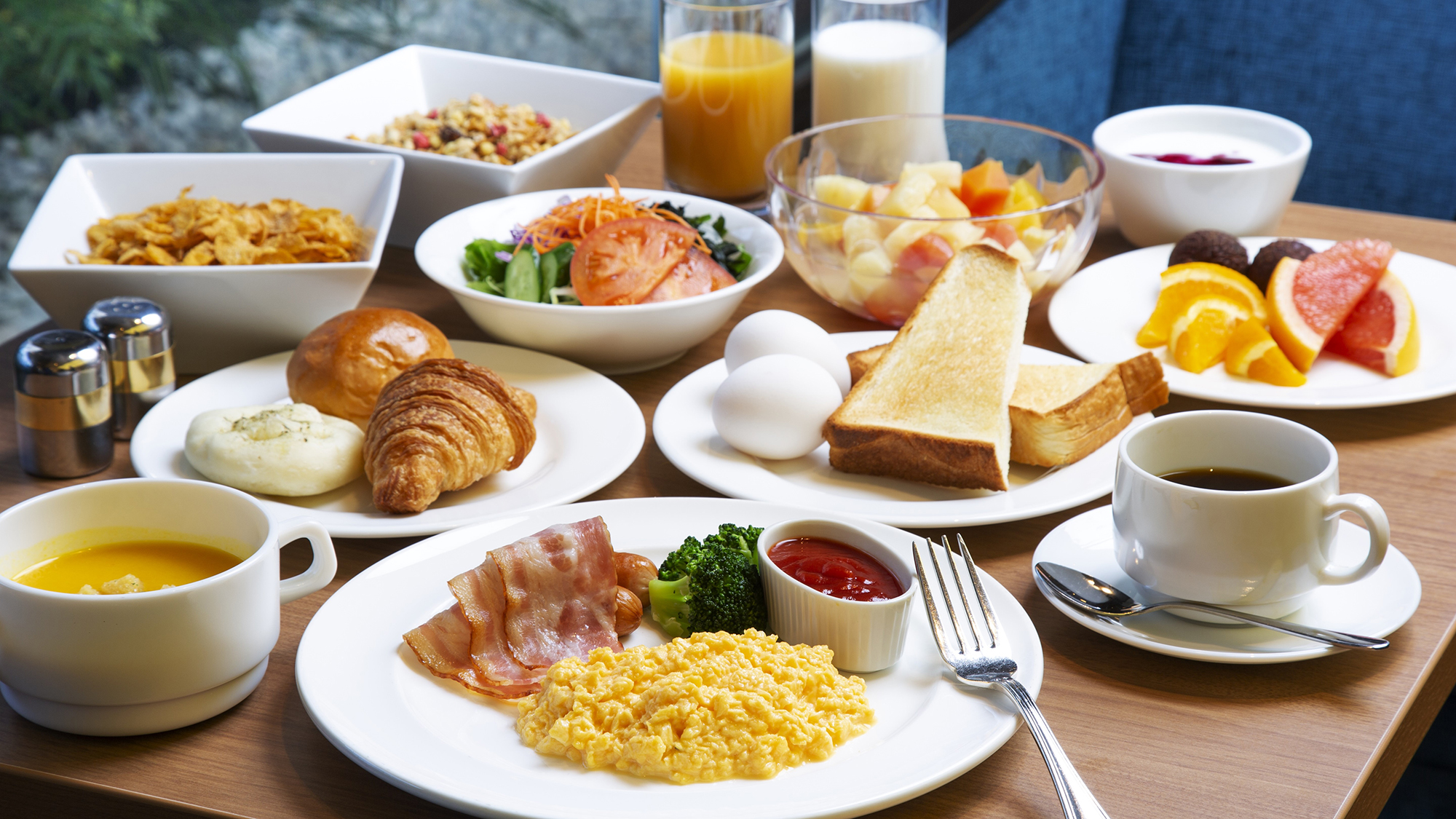 朝食　洋食ビュッフェ　