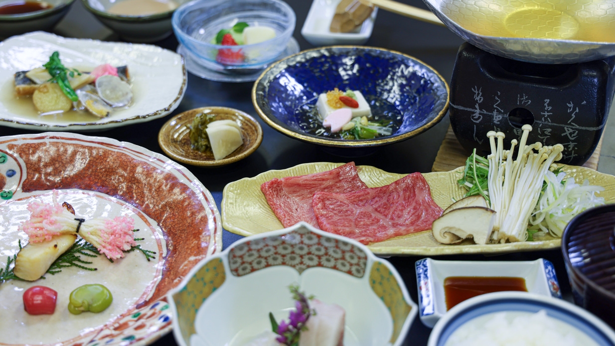 飛騨の恵み - 季節の彩り懐石とA5等級飛騨牛の共演【旬の懐石　花コース（お料理少なめ）】