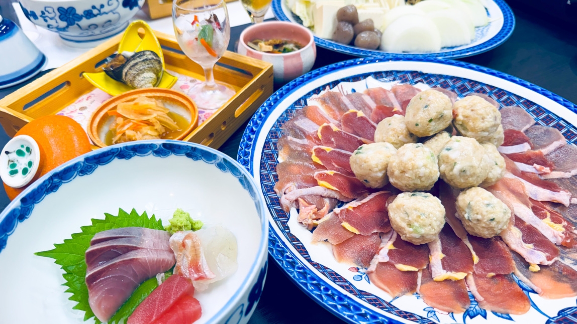 【女子旅にオススメ】とってもヘルシー♪鈍川名物『キジ』大鍋プラン◆美人の湯で身も心もキレイ＾ ＾