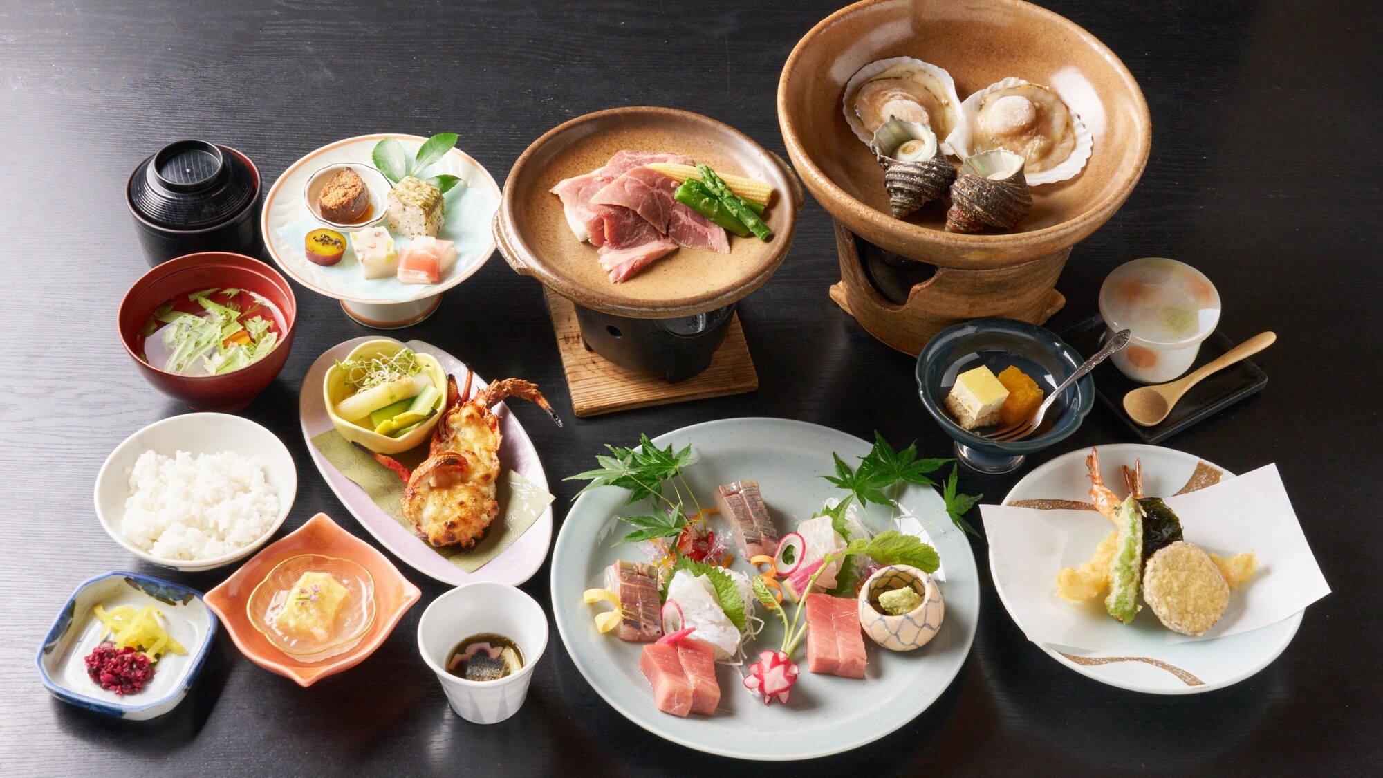 【伊勢エビ焼付き】お値打ち会席プラン〈一泊夕朝食付〉