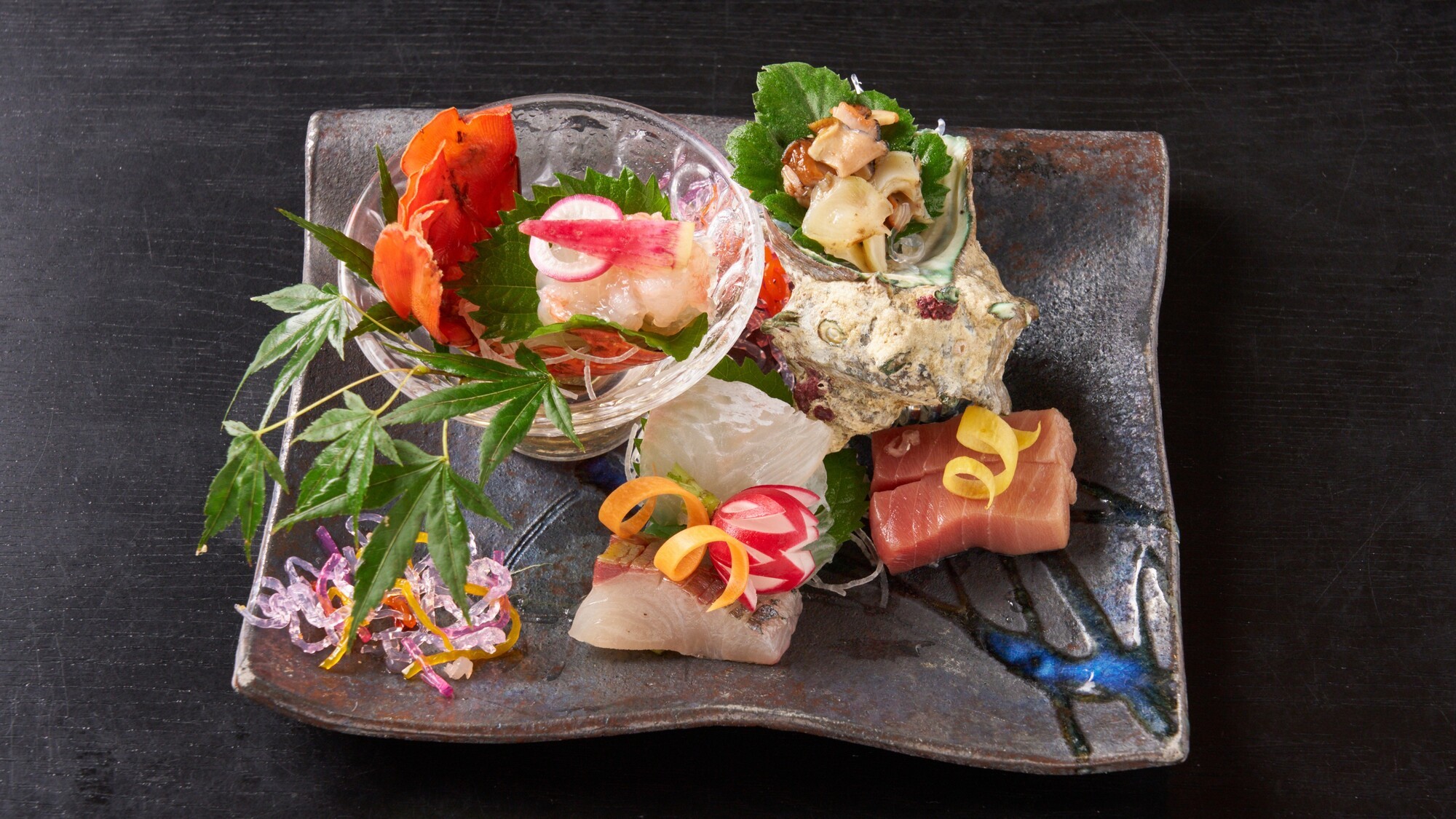 【夕食】旬の刺身　5種盛合せ