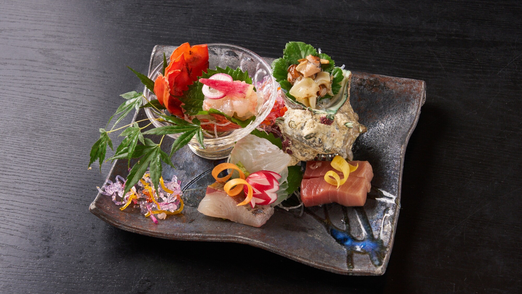 【夕食】旬の刺身　5種盛合せ