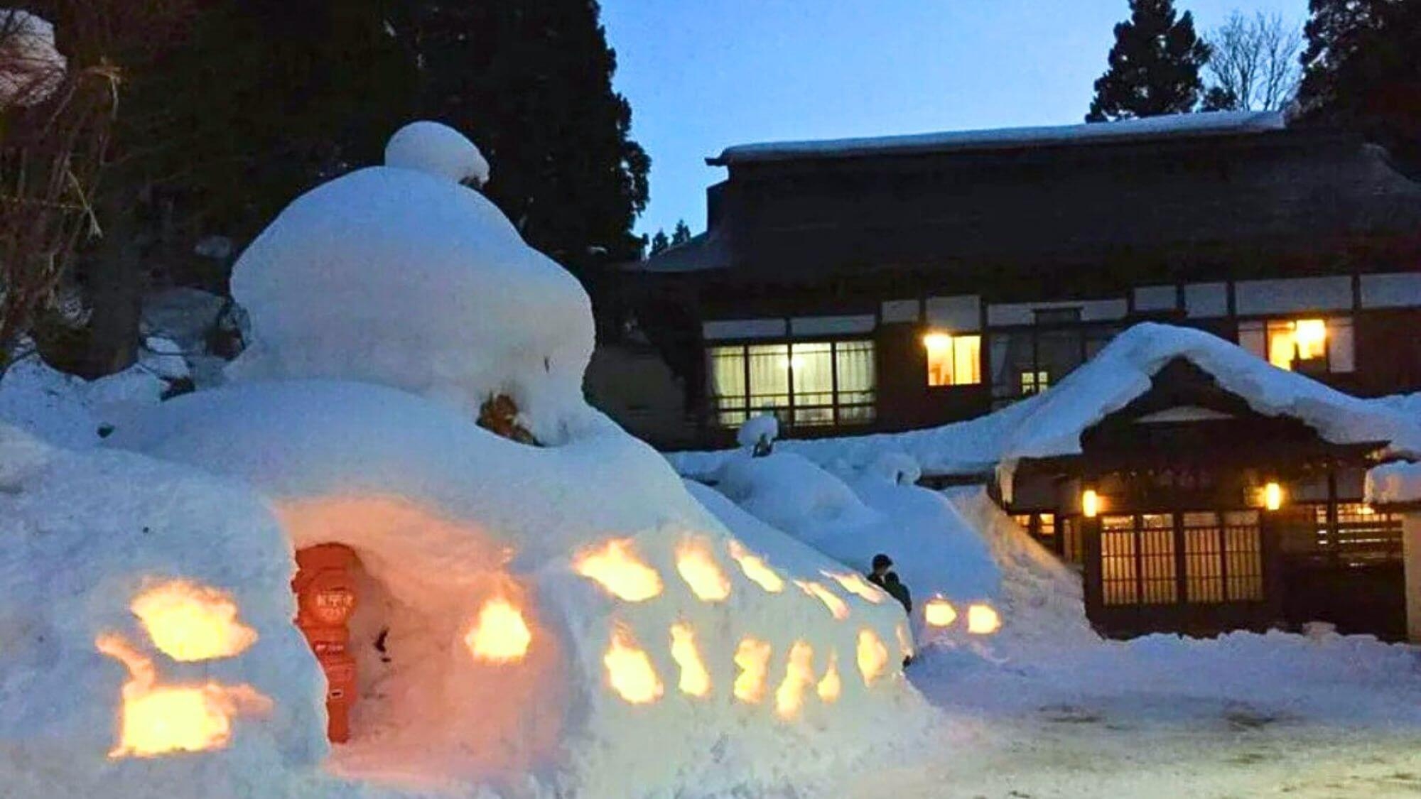 【12/31〜1/3限定】米沢牛と雪の秘湯のお正月〜中屋28代目当主のおせち付き！スキー場近〇2食付