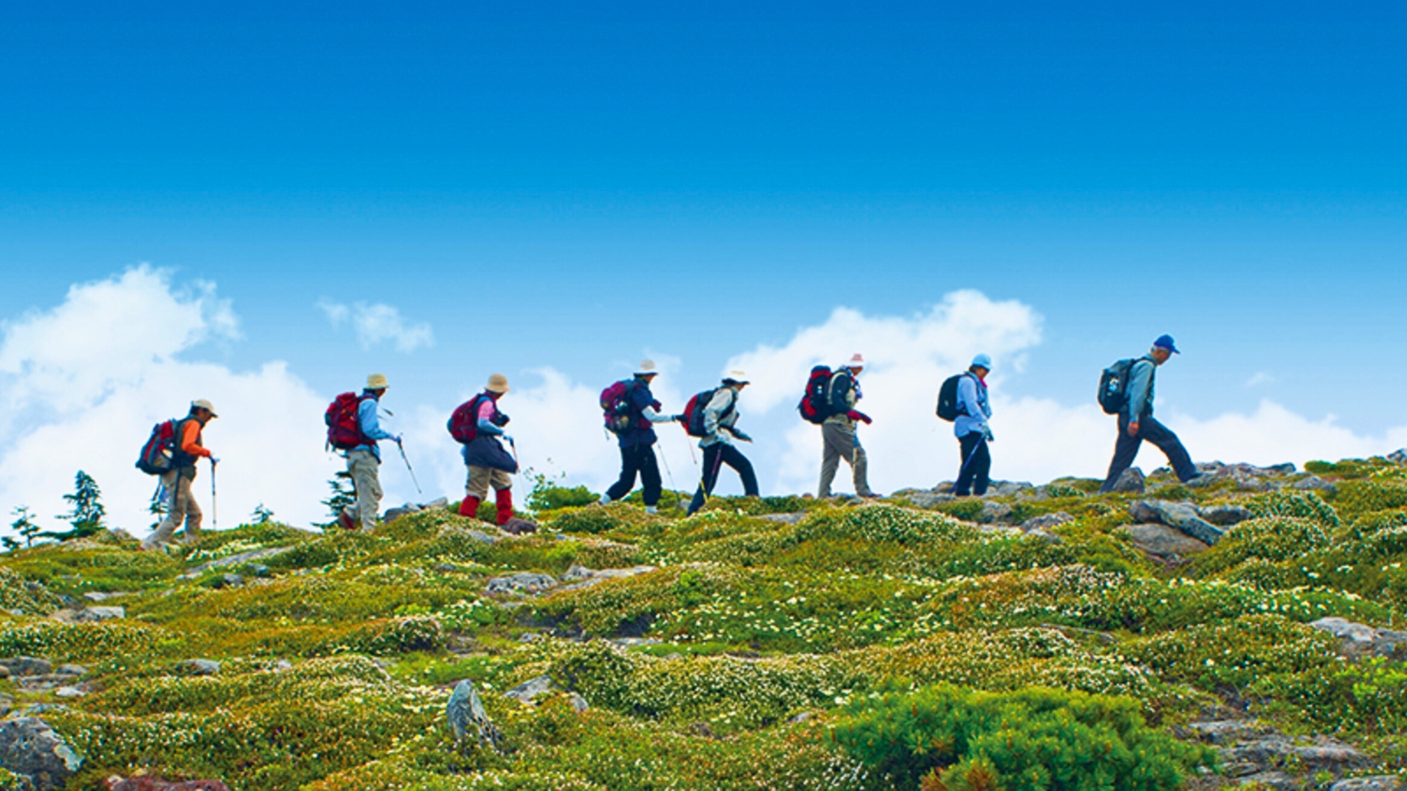 西吾妻山トレッキング。当館よりロープウェイ乗り口まで車で５分です。