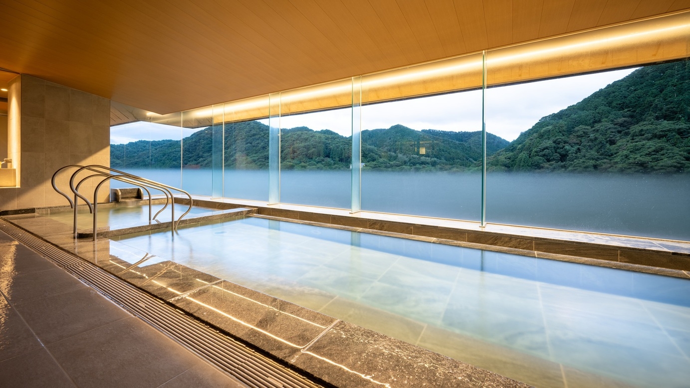 【10月〜　新展望浴場OPEN】ふくしまの豊かな素材を活かしたコース料理と磐越三美人湯の温泉を堪能