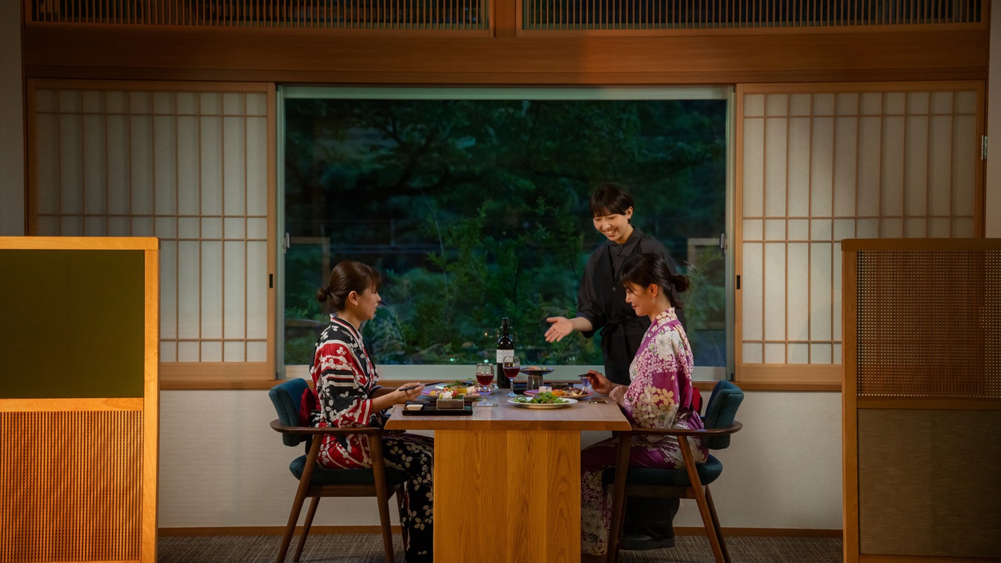 【5％OFF】【楽天スーパーSALE】【ごちそうダイニング】露天風呂付客室で寛ぐ贅沢な旅