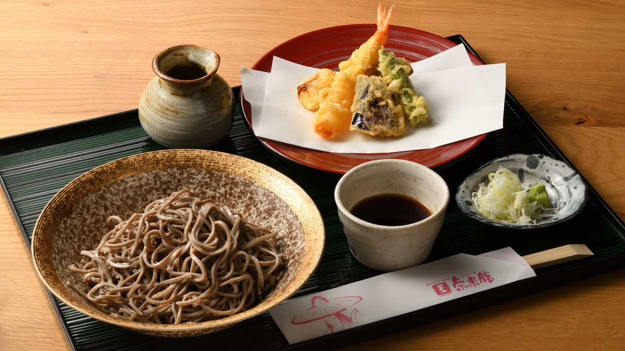 【お食事+ご入浴】【天ぷらそば】気軽に旅館でランチ＆温泉でのんびり休憩　タオル付