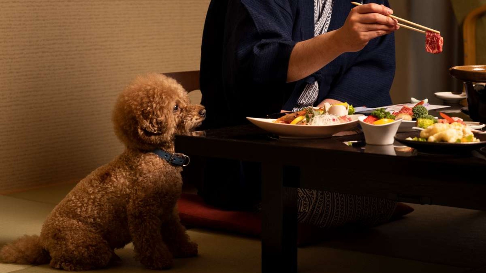 ごはんの時間もずーっと一緒に過ごせる