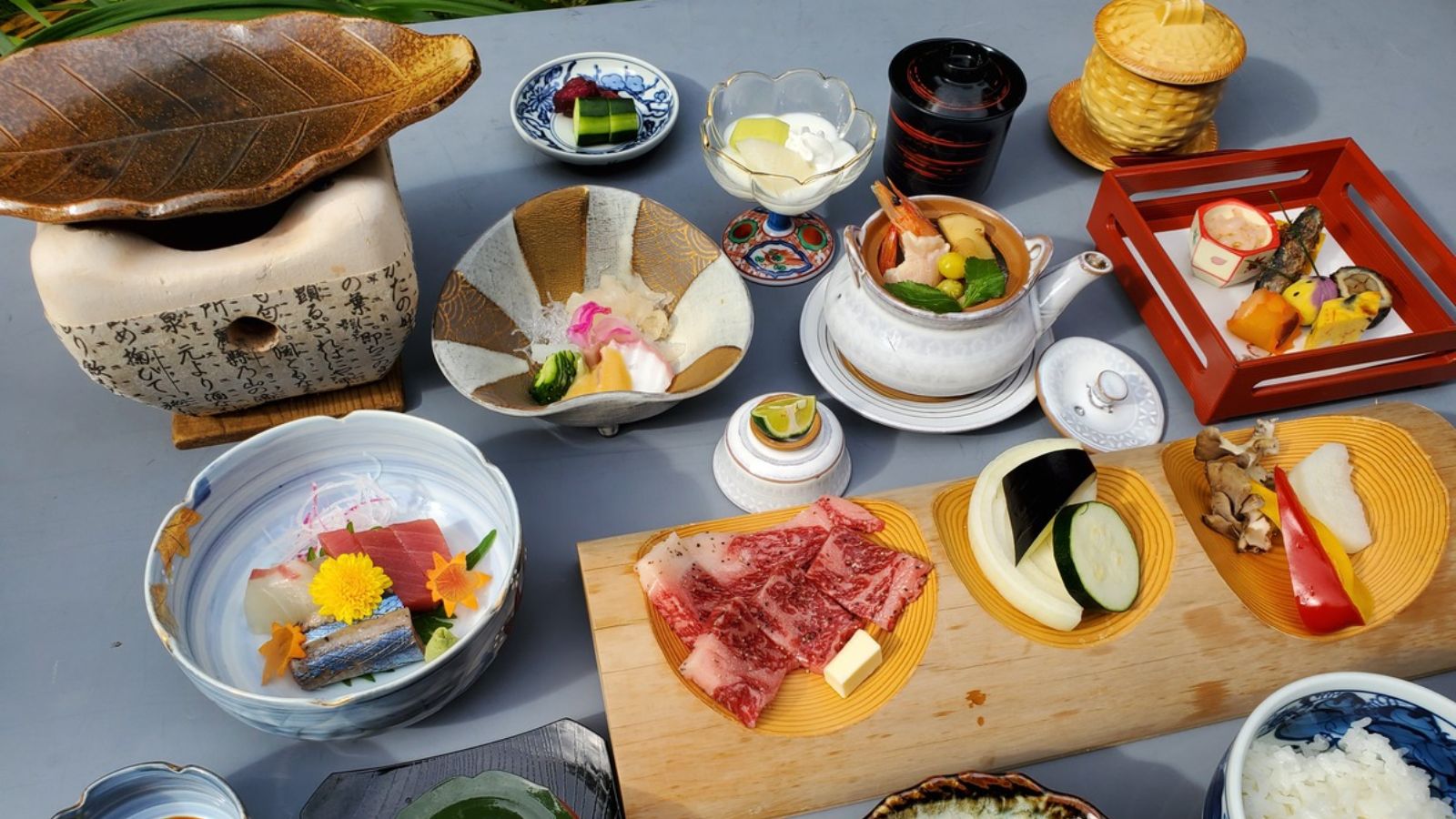 和牛ステーキ石皿膳