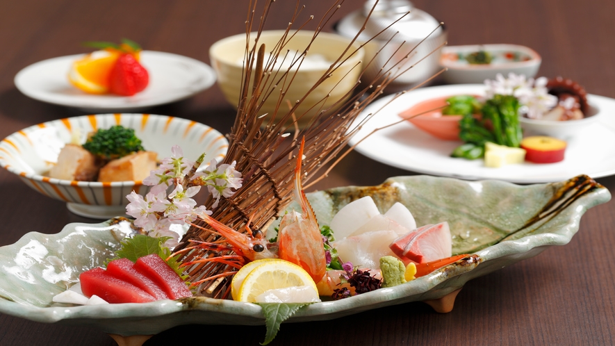 日本料理「旬彩」の「お造里御膳」（イメージ）