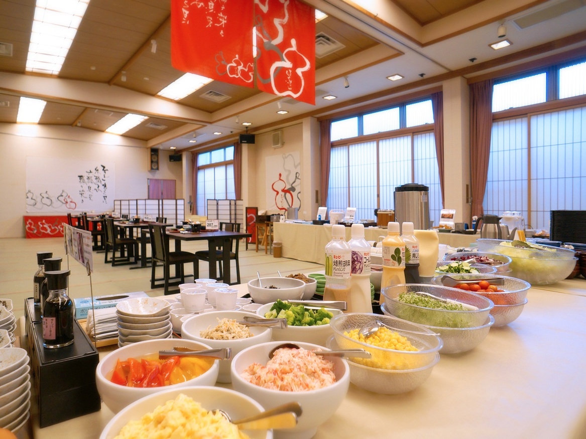朝食◆食べ過ぎ注意♪【究極のTKG】と【新潟タレカツ】が大人気（夕食なし）