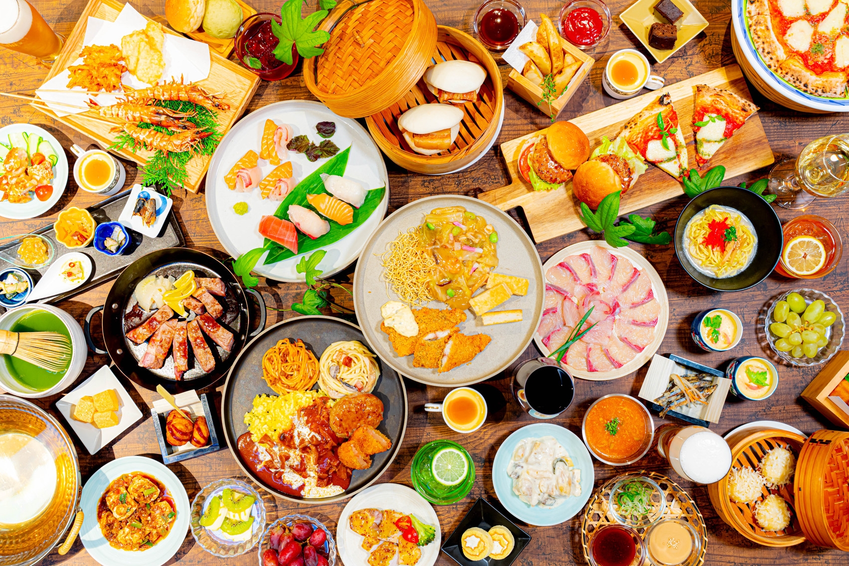 【期間限定／28％OFF】■2食付■ ＜ディナービュッフェ＞五感を刺激するライブキッチン！