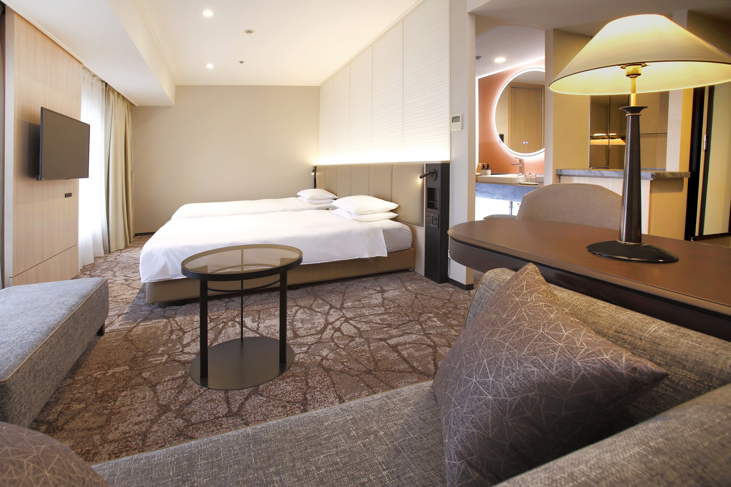 【ラグジュアリーフロア】【禁煙】　ツインルーム(34平米)