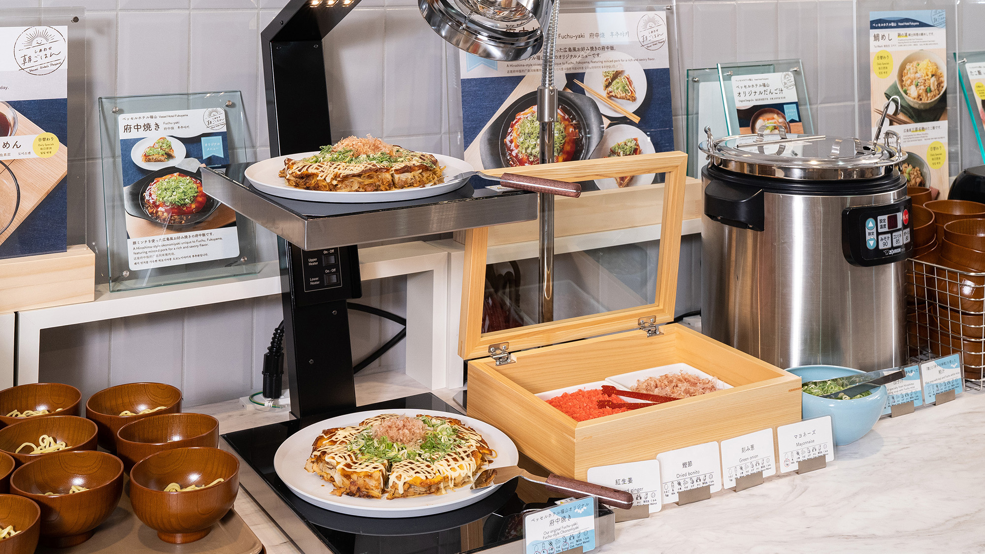 朝食ビュッフェ－ご当地メニューも豊富にご用意しております。