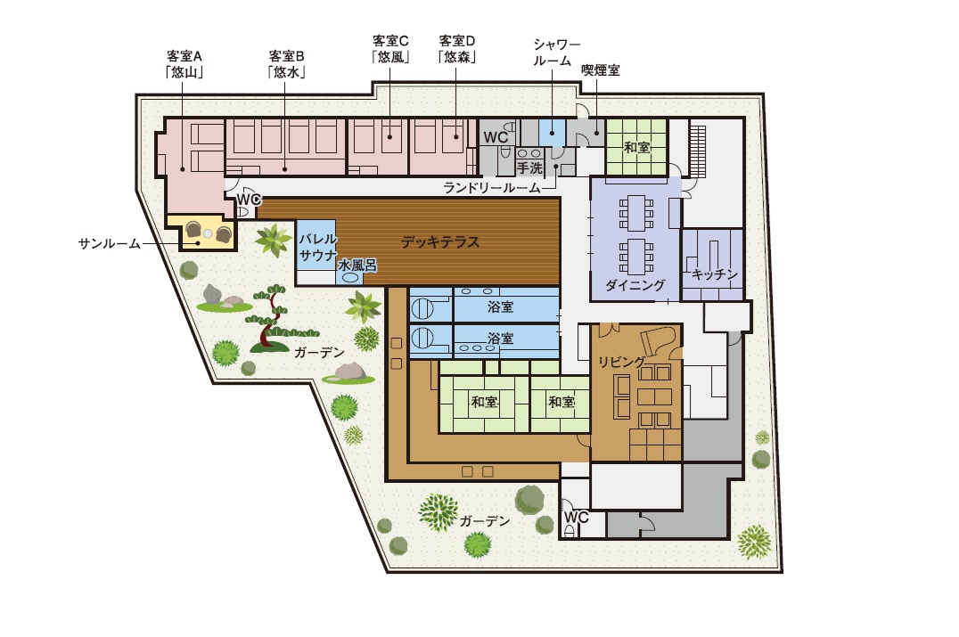 400平米の貸切空間！〜過ごし方は、あなたのままに〜最大15名の贅沢な別邸1棟貸切プラン