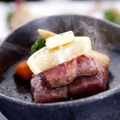 【富山の幸】国産牛のミニ鉄板焼き