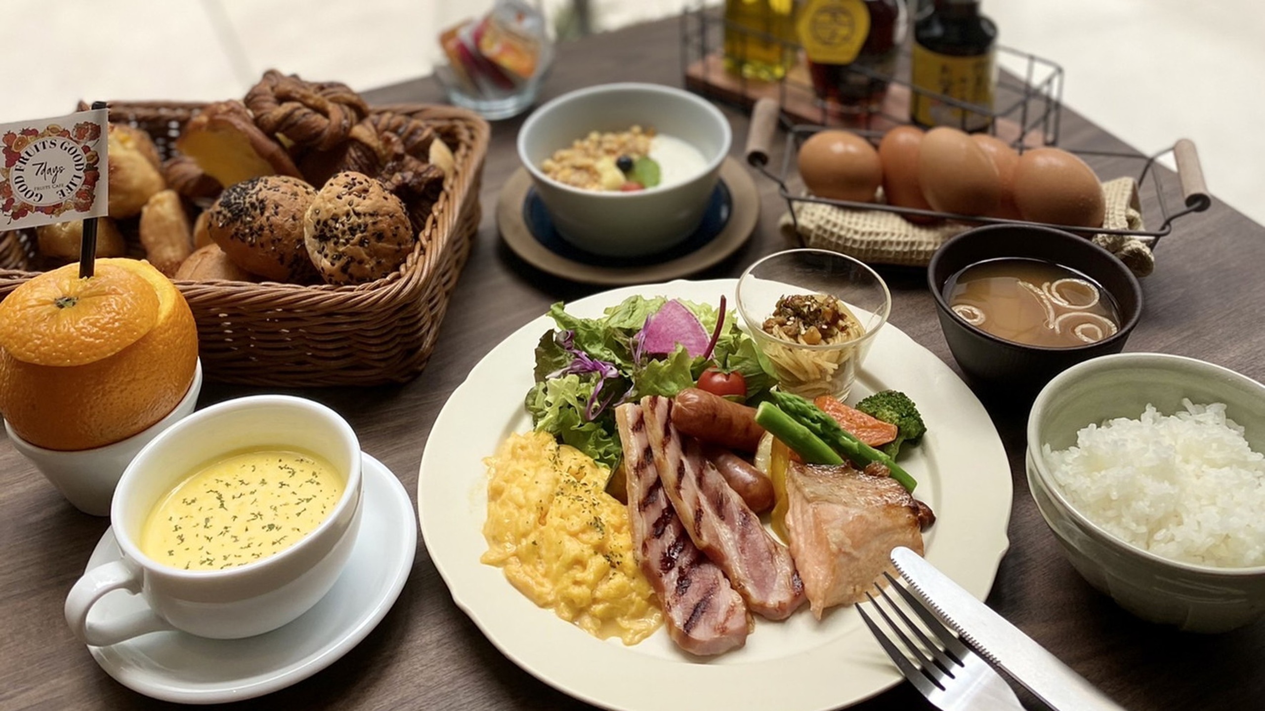 朝食メニュー例