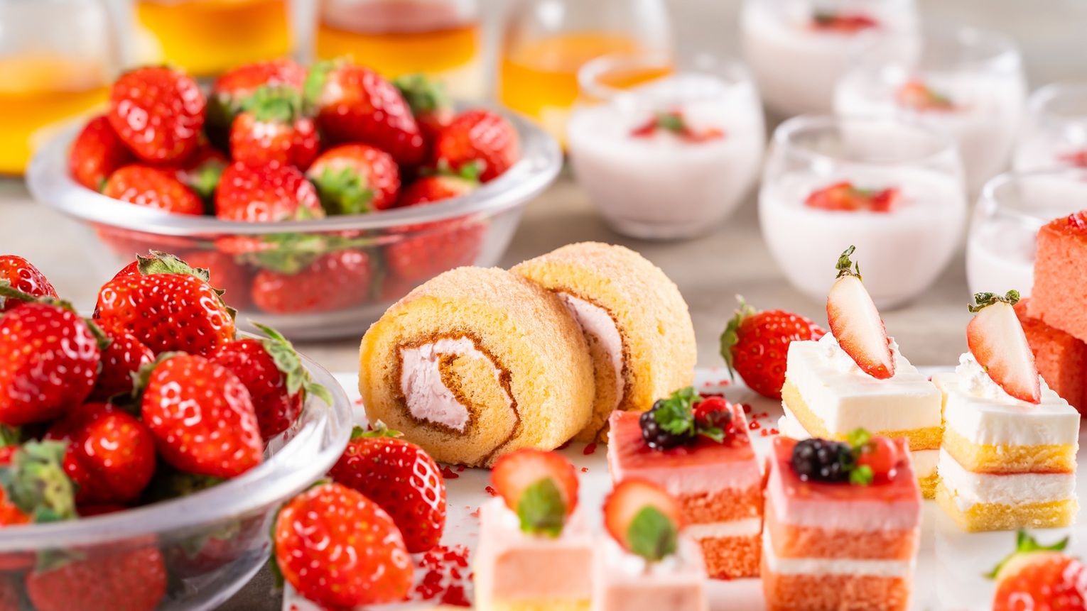 「バイキングレストラン」3月、4月限定!いちごフェア