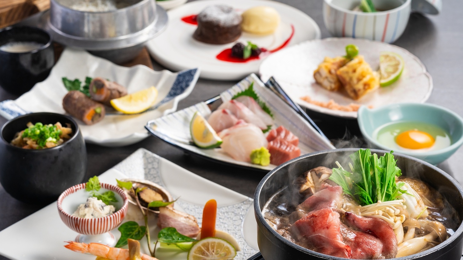 【2食付/おおいた和牛会席】 旨み豊かなおおいた和牛を楽しめる和会席