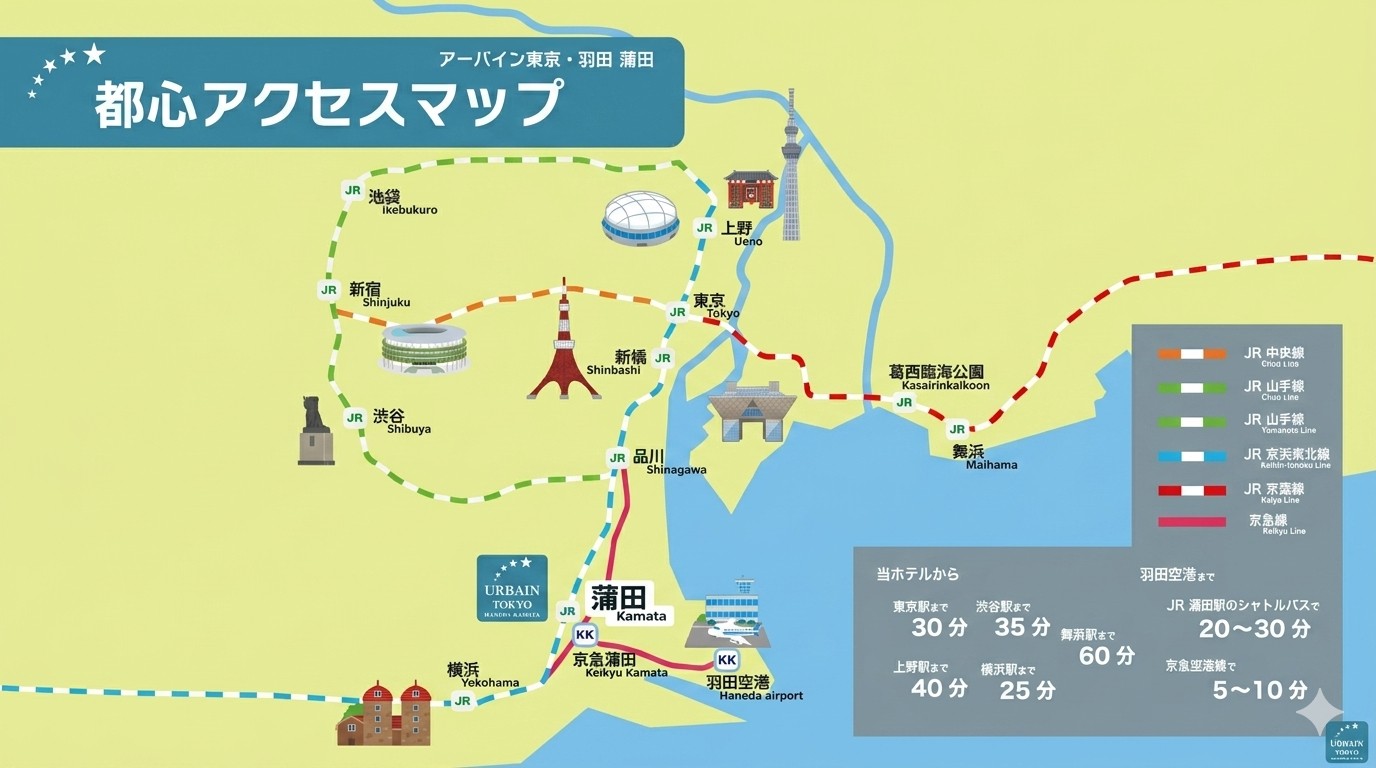 蒲田周辺絵図