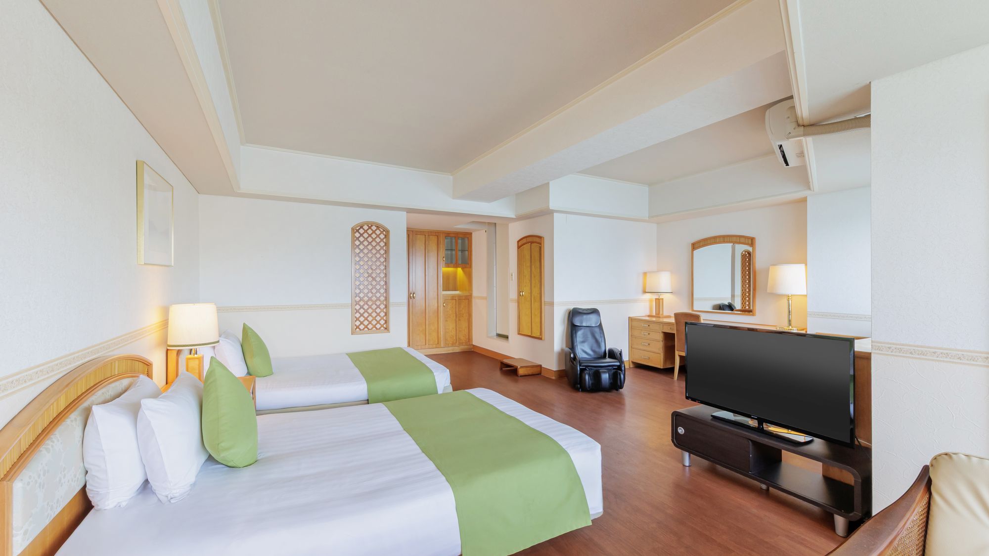 【最上階オーシャンビュー】デラックスツイン