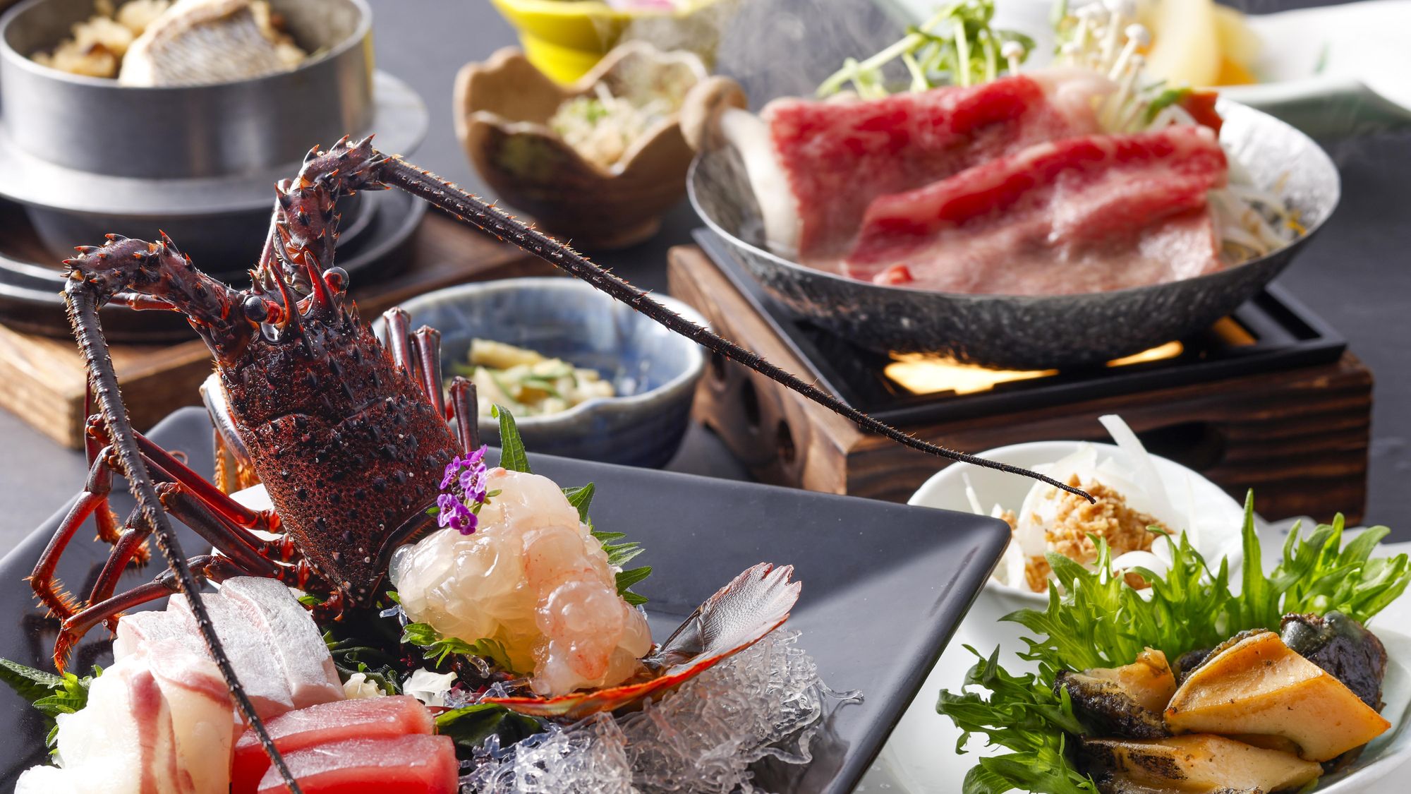 最上級会席（一例）