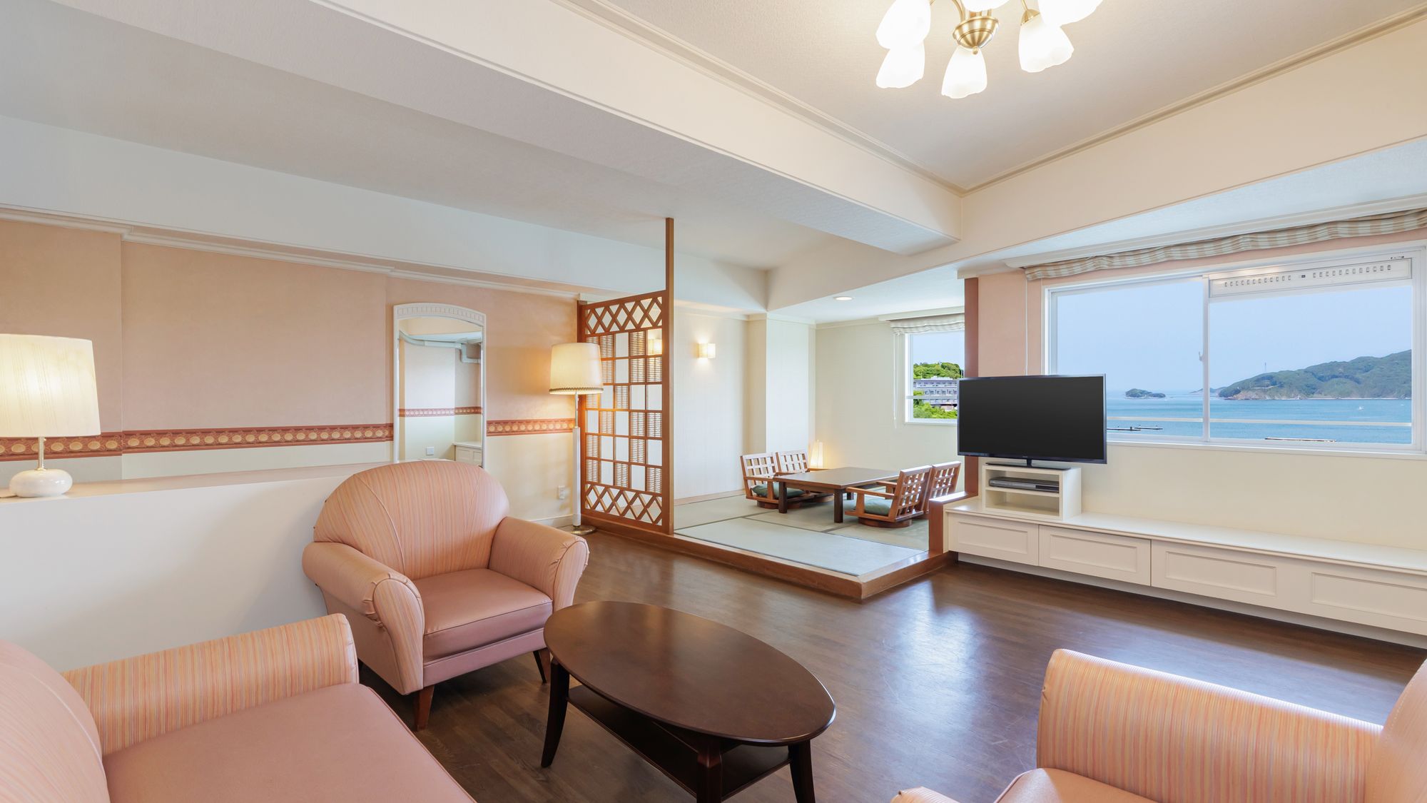 【最上階オーシャンビュー】プレミアム和洋室