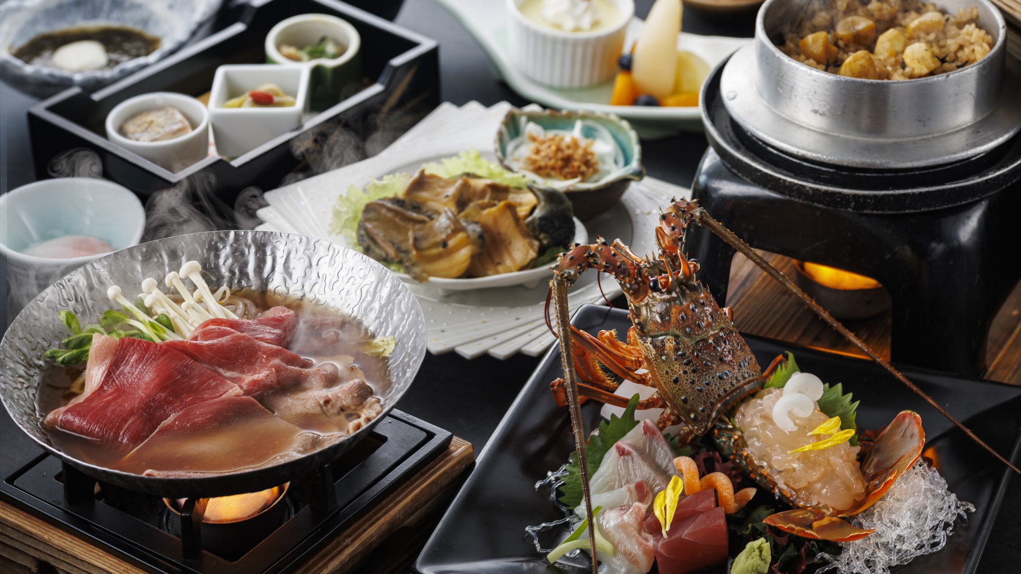 最上級会席（一例）