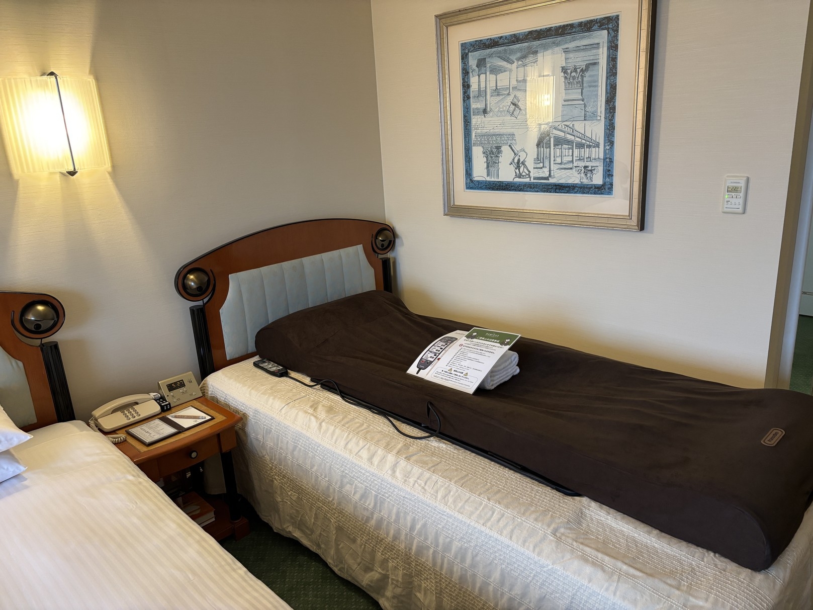 【1日1室限定】お部屋にベット型マッサージ器付! 疲労回復プラン 朝食付