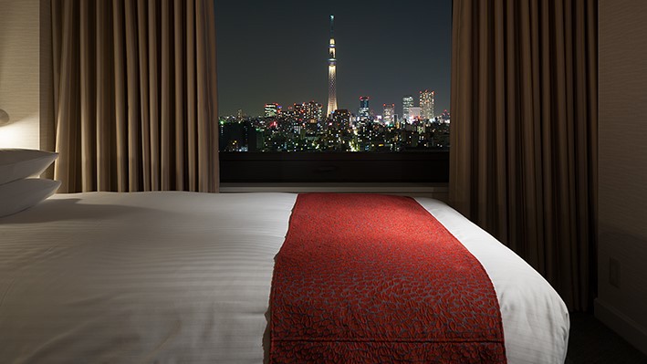 ★東京スカイツリー側のお部屋！洗い場付お風呂《期間限定》お部屋で「ヤーマン」製品を体験プラン　朝食付