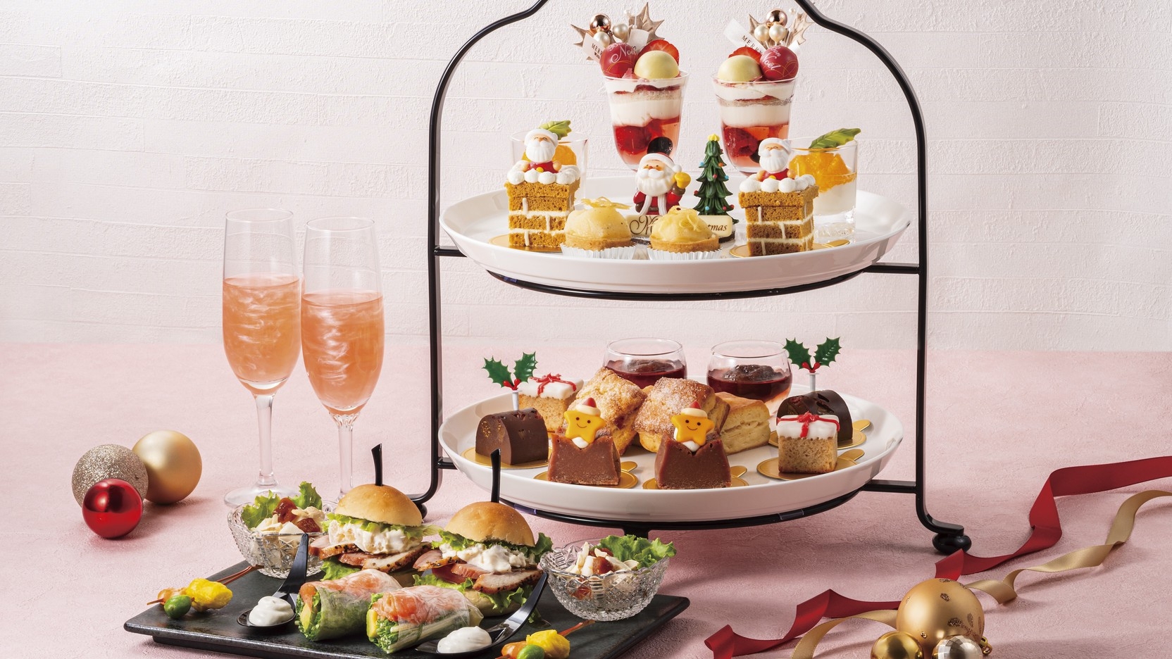 【翌日の11時入店指定プラン★】噴水の音が心地よいロビーラウンジでアフタヌーンティーを満喫！