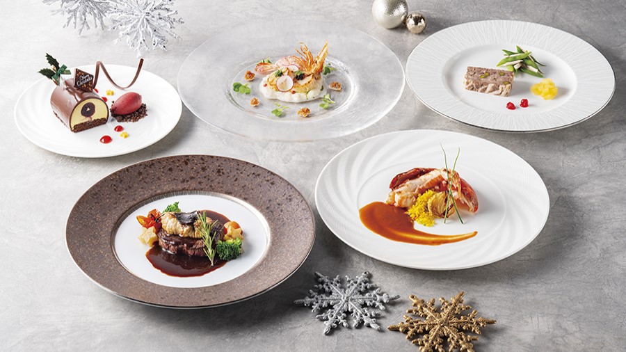 【Xmas2025】彩り鮮やかなクリスマス洋食ディナー＆12時チェックアウト（夕食付）
