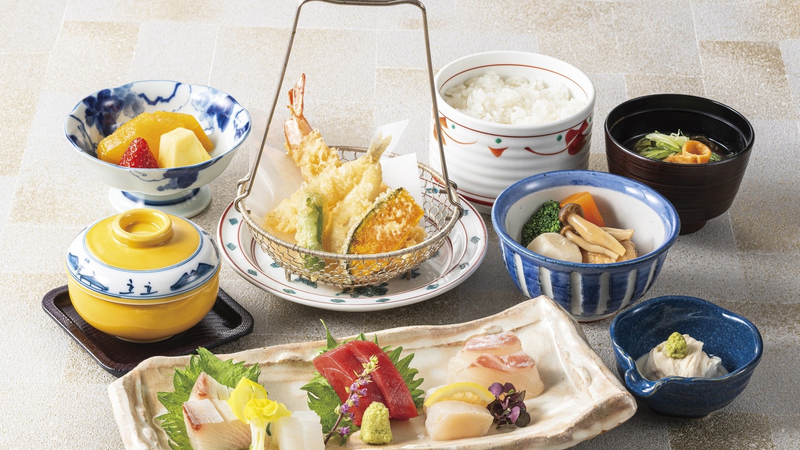 【木場膳】最上階日本料理「さざんか」で素敵な夜景と共に　ディナー付プラン（夕朝食付）
