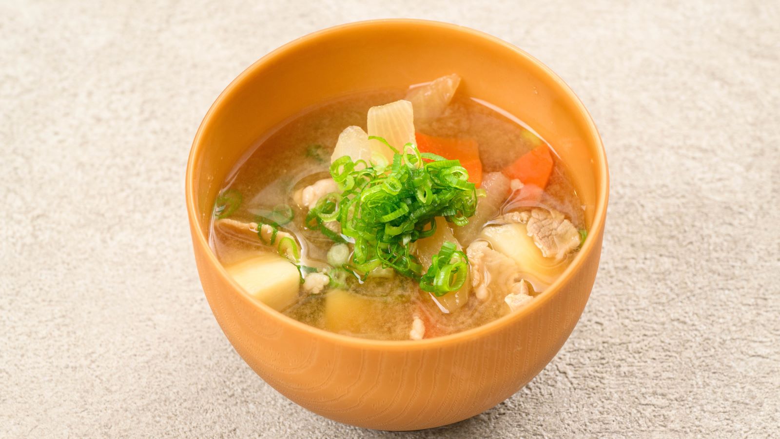 【朝食バイキング】野菜のうま味たっぷり豚汁♪