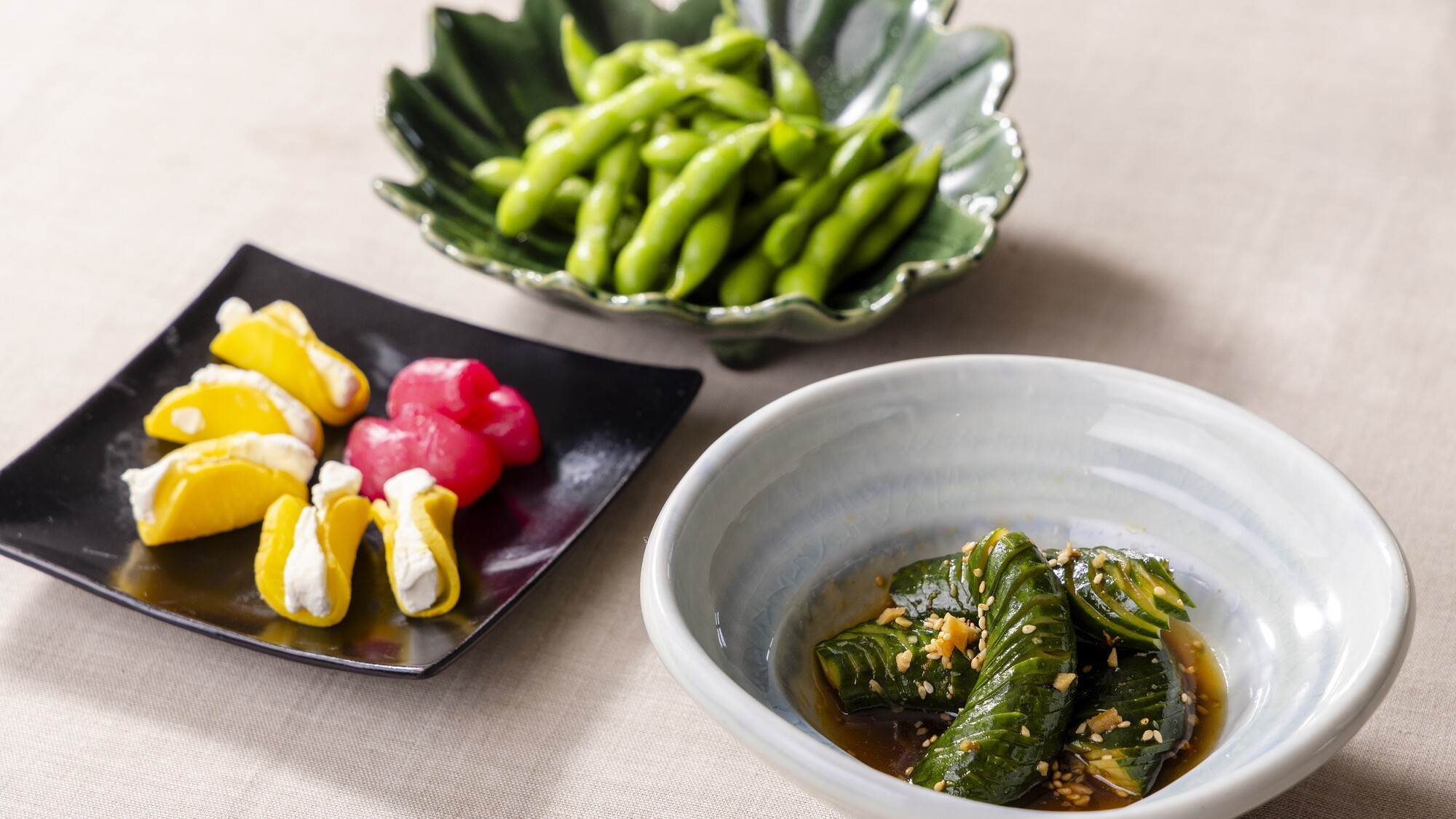【夕食】お惣菜3品