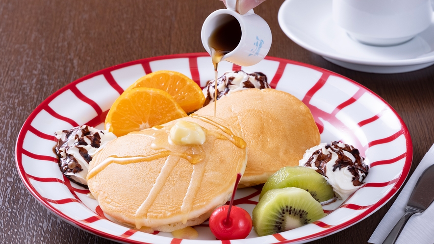 【朝食】ホットケーキセット（限定5食）